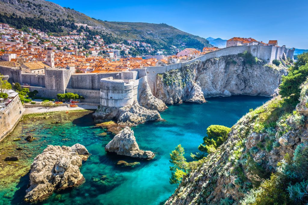 Kroatië Dubrovnik Stadswallen Ss Hnmkno